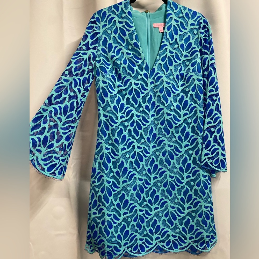 Lily Pulitzer teal dress